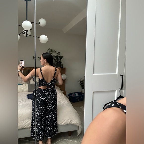 Polkadot jumper with tie in the back - Picture 3 of 5